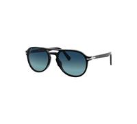 Persol Unisex Persol PO3235S EL PROFESOR SERGIO 095/S3 Lunettes de soleil Acétate Noir Bleu Pilote Polarisé Ombré
