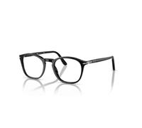 Persol Homme Persol PO3007V 95 Montures optiques Acétate Noir Transparent Carré Normale