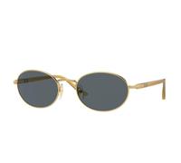 Persol Unisex Persol PO1018S IDA 1129R5 Lunettes de soleil Métal Or Bleu Ronde Normale