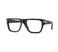 Persol - Monture Optique Carrée - unisex - Accessoires - Noir - Taille: ONE Size