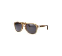 Persol Homme Persol PO0649 1169B1 Lunettes de soleil Acétate Marron Gris Pilote Normale