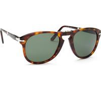 Persol Homme Persol PO0714 FOLDING 24/31 Lunettes de soleil Acétate Tortue Vert Pilote Normale