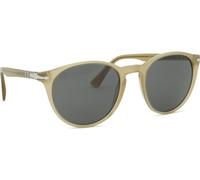 Persol Homme Persol PO3152S 1169B1 Lunettes de soleil Acétate Marron Gris Ronde Normale