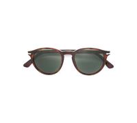 Persol Lunettes de soleil PO3152S 901531 Homme Acétate Tortue Verres verts Ronde Taille 49 mm