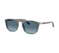 Persol Unisex Persol PO3391S GAE 1205Q8 Lunettes de soleil Acétate Gris Bleu Carré Normale Nuancé
