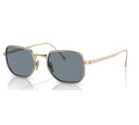 Persol PO5006ST 800556 or Argent Carré Rond Homme Titane 47 MM Soleil