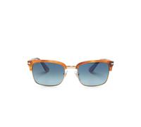 Persol Unisex Persol PO3327S 96/S3 Lunettes de soleil Acétate Tortue Bleu Carré Polarisé Ombré