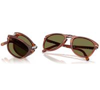 PERSOL Steve McQueen Lunettes Soleil Vintage 54 Vert Monture TERRA DI SIENA