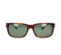 Persol, unisex, Accessoires, Brun, Taille: 58 MM Lunettes de soleil rectangulaires classiques avec détail de flèche emblématique