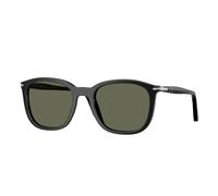 Persol, unisex, Accessoires, Noir, Taille: 52 MM Lunettes de soleil polarisées élégantes noir vert