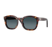 Persol Unisex Persol PO0082S 24/S3 Lunettes de soleil Acétate Tortue Bleu Géométrique Polarisé Ombré