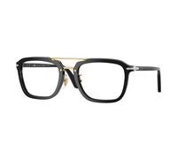 Persol Unisex Persol PO0204V 95 Montures optiques Acétate Noir Carré Normale