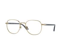 Persol Unisex Persol PO1007V 515 Montures optiques Métal Or Transparent Pillow Normale