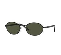 Persol Unisex Persol PO1018S IDA 107831 Lunettes de soleil Métal Noir Vert Ronde Normale