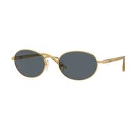 Persol Unisex Persol PO1018S IDA 1129R5 Lunettes de soleil Métal Or Bleu Ronde Normale