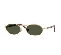 Persol Unisex Persol PO1023S 515/31 Lunettes de soleil Métal Or Vert Carré Normale