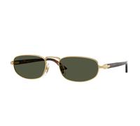 Persol Unisex Persol PO1028S 515/31 Lunettes de soleil Métal Or Vert Pillow Normale