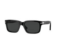 Persol Unisex Persol PO3272S 95/48 Lunettes de soleil Acétate Noir Gris Carré Polarisé