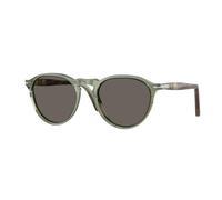 Persol Unisex Persol PO3286S 1226B1 Lunettes de soleil Acétate Vert Gris Pantos Normale