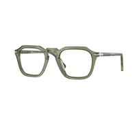 Persol Unisex Persol PO3292V 1226 Montures optiques Acétate Vert Carré Normale
