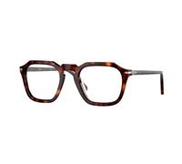 Persol Unisex Persol PO3292V 24 Montures optiques Acétate Tortue Transparent Carré Normale