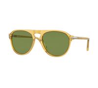 Persol Unisex Persol PO3302S 204/4E Lunettes de soleil Acétate Jaune Vert Pilote Normale