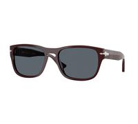 Persol Unisex Persol PO3341S 1241R5 Lunettes de soleil Acétate Violet Bleu Pillow Normale