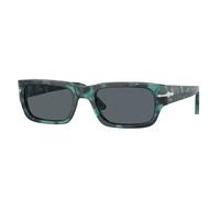 Persol Unisex Sunglass Adrien - Couleur du Monture: Havana bleu, Couleur de Lentille: Bleu