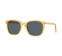 Persol Unisex Persol PO3355S 204/R5 Lunettes de soleil Acétate Jaune Bleu Pillow Normale