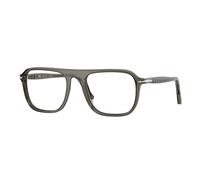 Persol Unisex Persol PO3359V JACQUES 1103 Montures optiques Acétate Gris Carré Normale