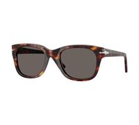 Persol Unisex Sunglass PO3372S - Couleur du Monture: Havana, Couleur de Lentille: Gris foncé