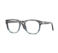 Persol Unisex Persol PO3376V 1205 Montures optiques Acétate Gris Carré Normale