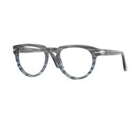 Persol Unisex Persol PO3377V 1205 Montures optiques Acétate Gris Pantos Normale