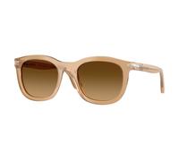 Persol Unisex Persol PO3395S 116985 Lunettes de soleil Acétate Marron Marron Pantos Normale Nuancé