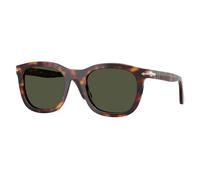 Persol Unisex Persol PO3395S 24/31 Lunettes de soleil Acétate Tortue Vert Pantos Normale