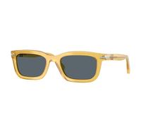 Persol Unisex Persol PO3396S 204/R5 Lunettes de soleil Acétate Jaune Bleu Carré Normale