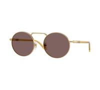 Persol Unisex PO1019S 112953 Lunettes de soleil Métal Or Violet Carré Normale