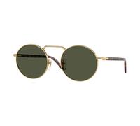 Persol Unisex PO1019S 515/31 Lunettes de soleil Métal Or Vert Carré Normale