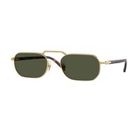 Persol Unisex Persol PO1020S 515/31 Lunettes de soleil Métal Or Vert Carré Normale