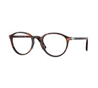 Persol Unisex PO3218V 24 Montures optiques Acétate Tortue Transparent Pantos Normale