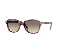 Persol Unisex PO3244S 112532 Lunettes de soleil Plastique Bordeaux Gris Carré Ombré