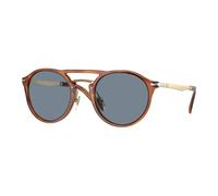 Persol Unisex Persol PO3264S 96/56 Lunettes de soleil Acétate Marron Bleu Pantos Normale