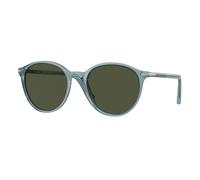 Persol Unisex PO3350S 120431 Lunettes de soleil Acétate Bleu Vert Pantos Normale