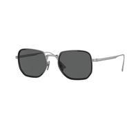 Persol Unisex PO5006ST 8006B1 Lunettes de soleil Titane Argent Gris Carré Normale