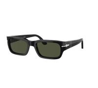 Persol Unisex Sunglass Adrien - Couleur du Monture: Noir, Couleur de Lentille: Vert