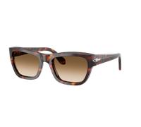 Persol Unisex Sunglass PO0091S - Couleur du Monture: Havana, Couleur de Lentille: Marron dégradé incolore