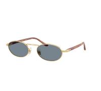 Persol Unisex Sunglass PO1023S - Couleur du Monture: Or, Couleur de Lentille: Bleu