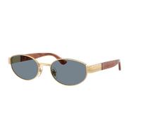 Persol Unisex Sunglass PO1024S - Couleur du Monture: Or, Couleur de Lentille: Bleu clair