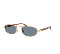 Persol Unisex Sunglass PO1028S - Couleur du Monture: Or, Couleur de Lentille: Bleu clair