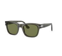 Persol Unisex Sunglass PO3269S - Couleur du Monture: Smoke opaline, Couleur de Lentille: Vert clair